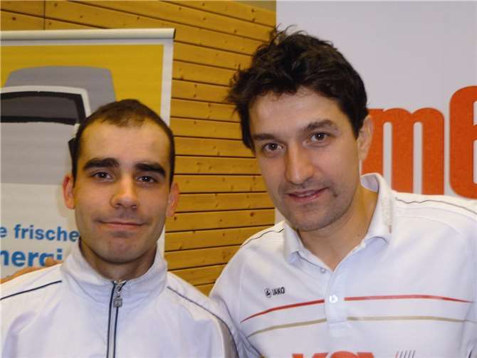 Matchwinner Markus (li) und Konstantin. Brigitte Prax