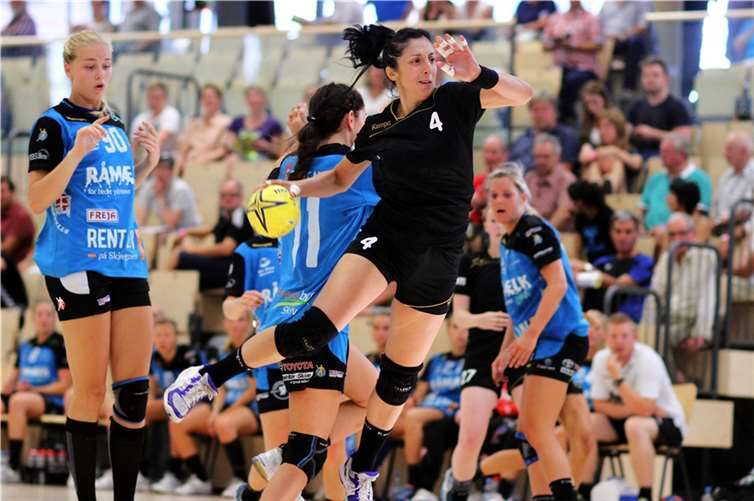 Matilda Atanasoska im Spiel gegen Skive FH. Fotos: René Weiss