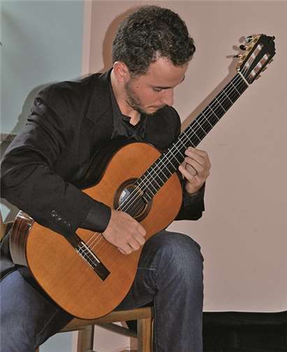 Matt Peters begeisterte mit seinem Gitarrenspiel.  privat