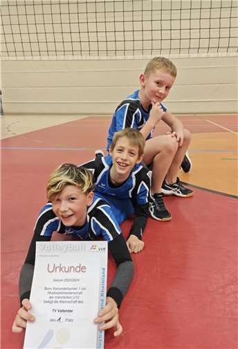 Matteo Tumiliero, Maxi Krück und Henri Kruppa. Foto: privat
