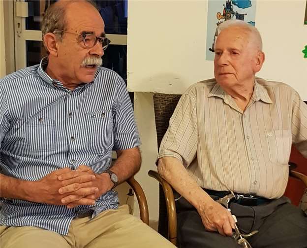 Matthias Bertram und Kurt Heymann.privat