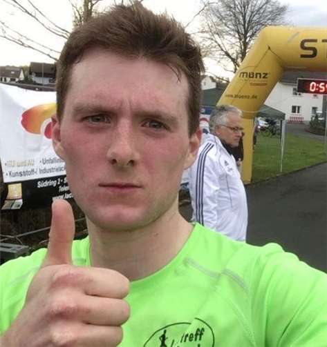 Matthias Klappert belegte den 23. Gesamtplatz beim Volkslauf in Boden. privat