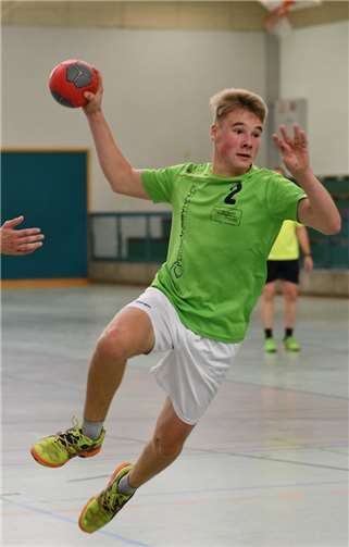 Matthis Röser zeigte sich wieder mal in Torlaune.privat