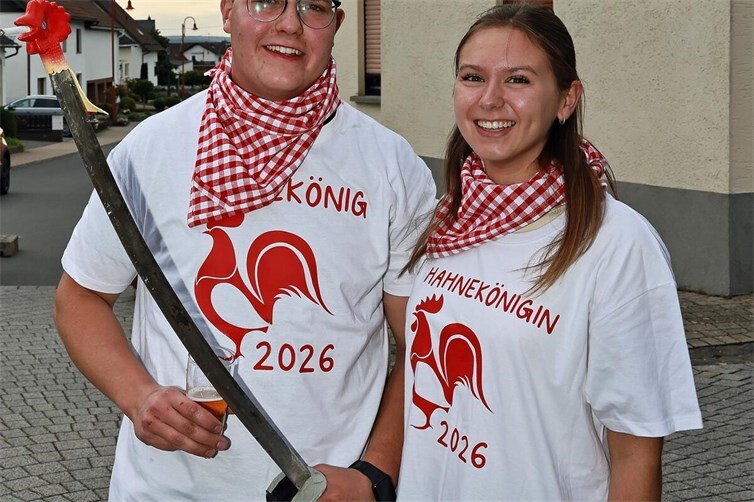 Matthis Wifs und Josephine Behrend sind das neue Hanekönigspaar