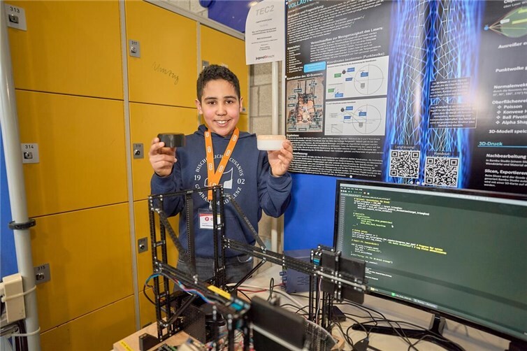 Matti Schönerstedt entwarf, baute und programmierte einen eigenen 3D-Scanner.