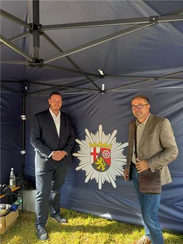Maurice Steck vom CDU-Stadtverband Bendorf und Peter Moskopp, MdL.  Foto: privat