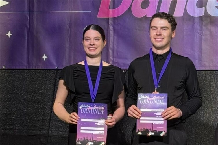 Maurice und Nicola mit erfolgreichem Turnierdebüt in Dortmund. Foto: TSZ Mittelrhein