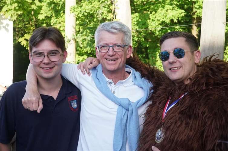 Max Hofmann, Frank Fongern, Marvin Wühle. Fotos: privat