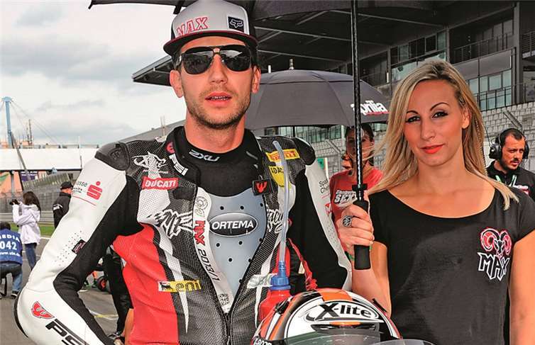 Max Neukirchner in der Startaufstellung.