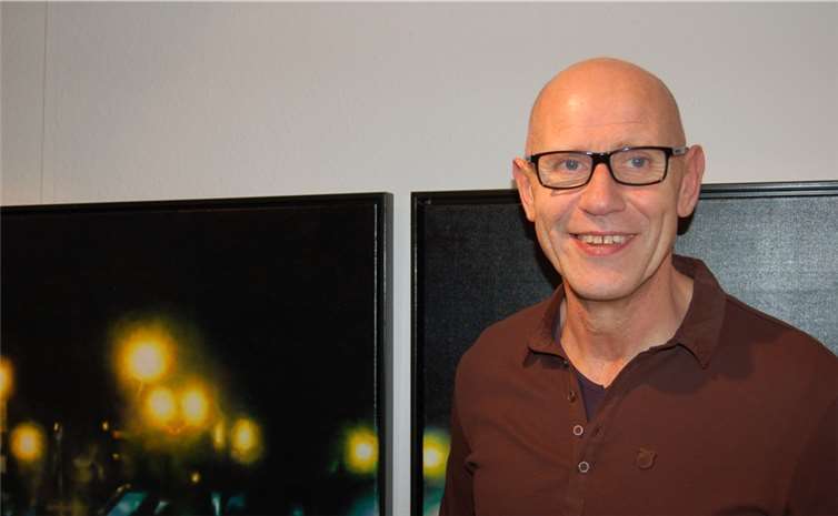 Max Ströder „zwingt“ den Betrachter seiner Werke, genauer hinzusehen. privat