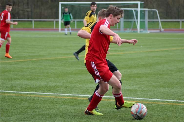 Max Weyer verstärkte als A-Jugend- Spieler die Mannschaft.