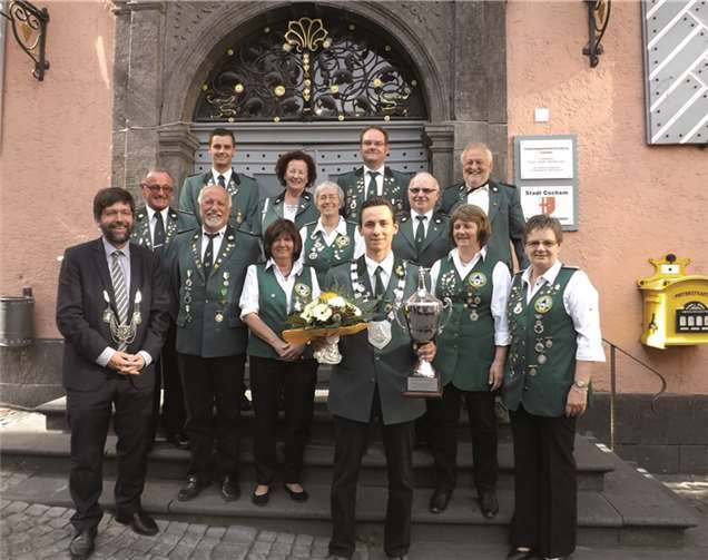 Maximilian Becker bewies erneut seine Treffsicherheit und wurde neuer Cochemer Schützenkönig.privat
