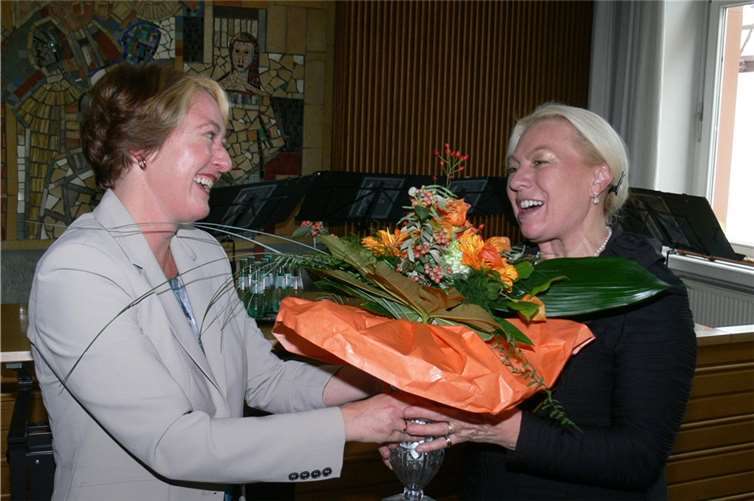 Maya Darscheid wurde verabschiedet.