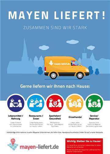 Mayen-liefert.de wird sowohl durch die Unternehmerschaft als auch die Kunden sehr gut angenommen.Quelle: Stadt Mayen/Marzi Intermedia