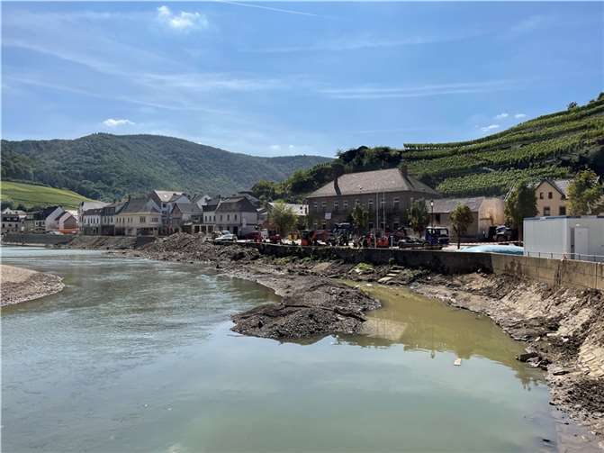 Mayschoss wenige Wochen nach der Flut.  Foto: ROB