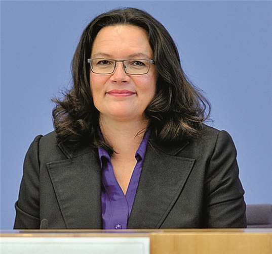 MdB Andrea Nahles. privat