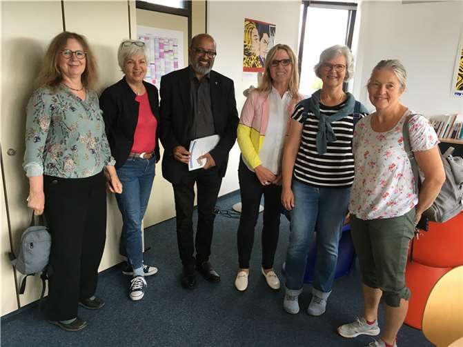 MdL Josef Winkler, Bündnis 90/Die GRÜNEN zu Gast bei Fachbereichsleiterin Siglinde Hornbach-Beckers. Foto: privat