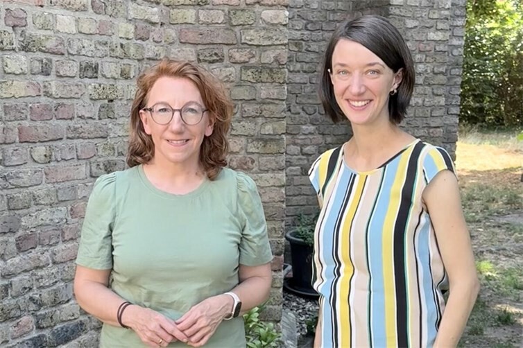 MdL Susanne Müller und Pfarrerin Johanna Karcher