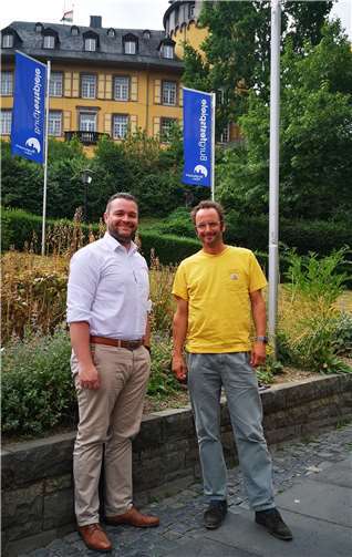 MdL Torsten Welling (li.) und Intendant Alexander May.  Foto: privat