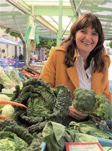 Mechthild Heil MdB (CDU) wirbt für bewussten Umgang mit Lebensmitteln. Frank Ossenbrink