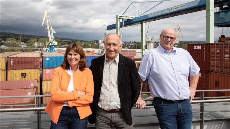 Mechthild Heil, MdB, freut sich über das Projekt für den Andernacher Hafen. Foto: