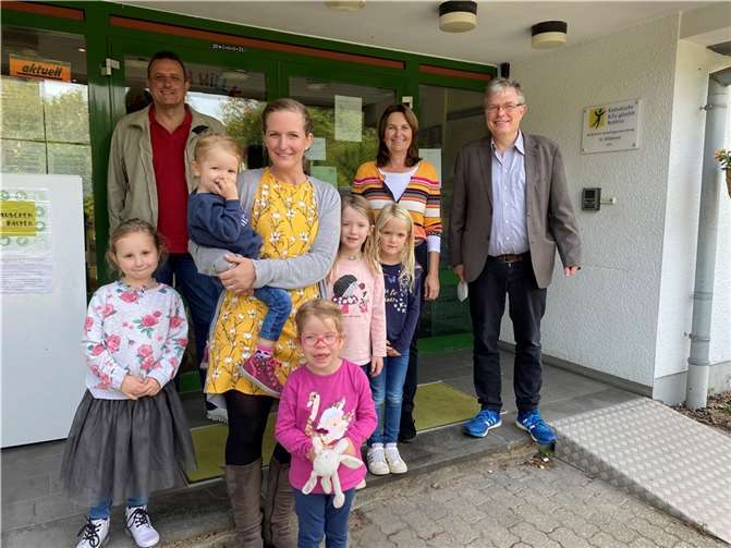 Mechthild Heil gratulierte der Kita St. Willibrod Plaidt.Foto: privat