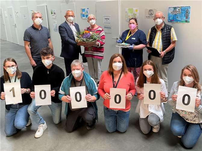 Mehr als 100.000 Impfungen wurden verabreicht.