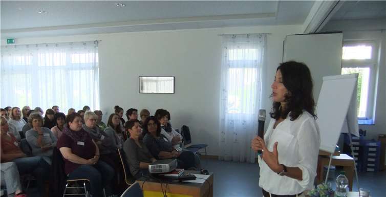 Mehr als 120 pädagogische Fachkräfte aus den Kindergärtenhaben die Einladung zu dieser Veranstaltung angenommen. Foto: privat
