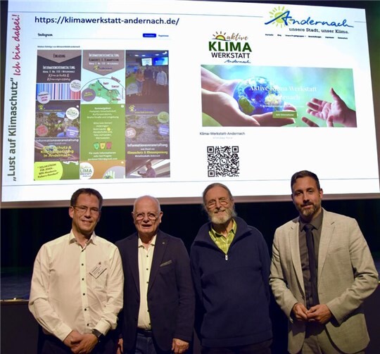 Mehr als 150 Bürgerinnen und Bürger nutzten im November die Gelegenheit, sich in der Mittelrheinhalle über Klimaschutz und Klimaanpassungsmaßnahmen in Andernach zu informieren. Foto: privat