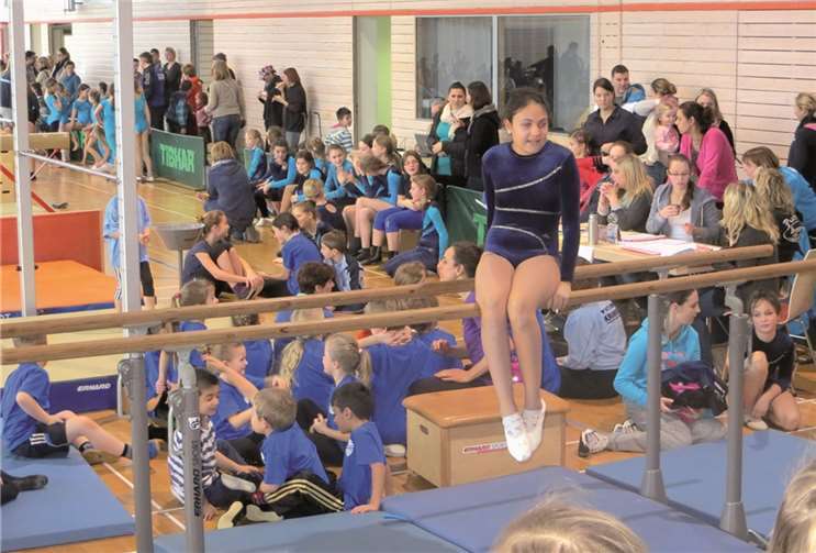 Mehr als 200 Kinder nahmen am Winterturnfest des Turngau Rhein-Mosel teil.privat