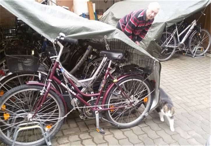Mehr als 200 gebrauchte Fahrräder wurden bislang gespendet.