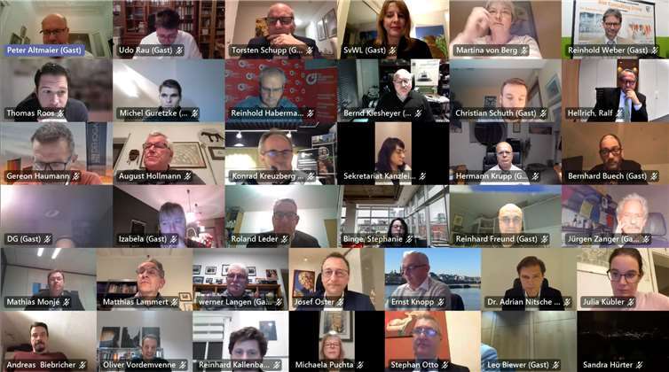 Mehr als 80 Unternehmer haben sich zur Videokonferenz angemeldet. Foto: privat