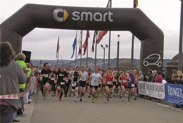 Mehr als 800 Sportler haben im vergangenen Jahr die Premiere des Koblenzer Festungslaufes erlebt.  privat