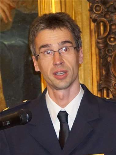 Meik Maxeiner sprach im Namen und für die Ehrenamtlichen.