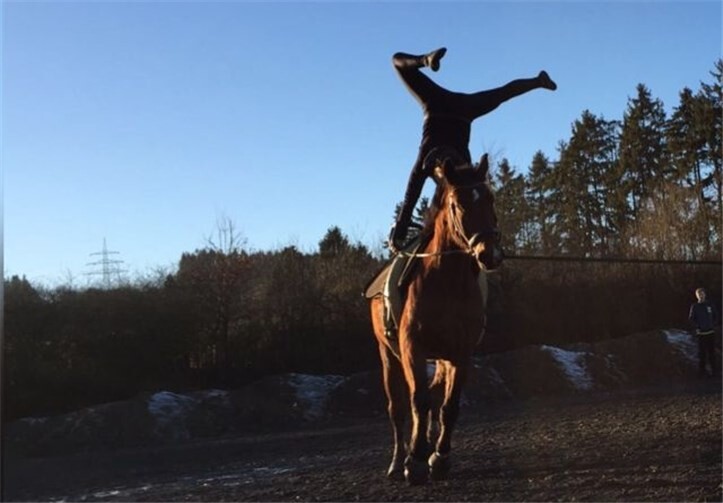 Meike Thelen gelang im Doppel mit ihrer Partnerin Alina Klapperich haarscharf nicht der Finaleinzug. privat