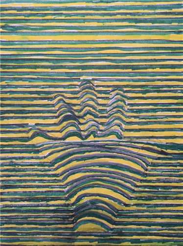 Meist bestauntes Gemälde in der Grillhütte war Konstantins „Die unsichtbare Hand der Margot“.Stammtisch Gor ze gern