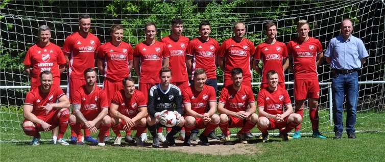 Meister der A-Klasse: Die Mannschaft des Spvgg. Lautzert/Oberdreis.Spvgg. Lautzert/Oberdreis
