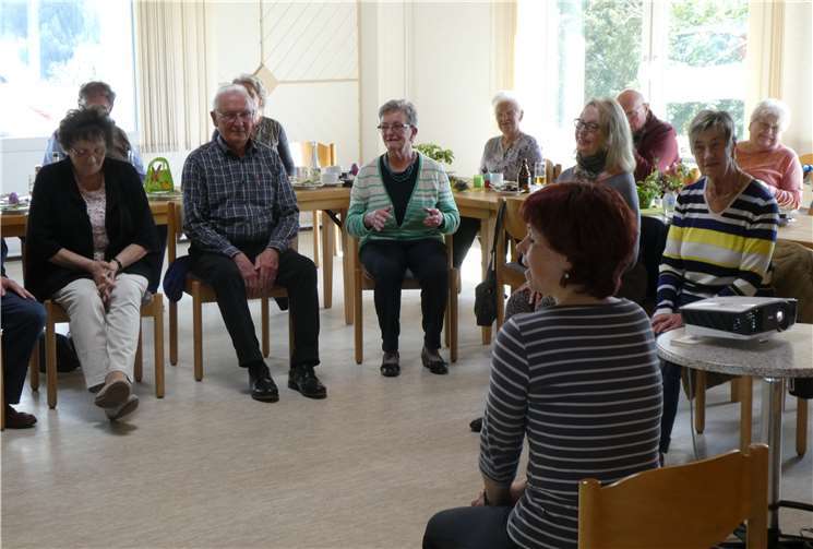 Melanie Anhäuser mit einem Teil der Gruppe.Foto: privat