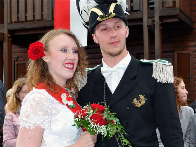 Melanie Fuchs und Moritz Koch sind das neue Königspaar.