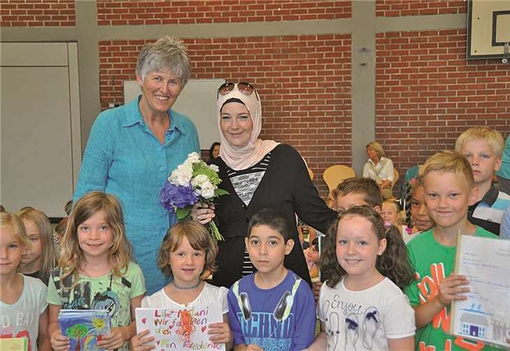 Melanie Göloglu wurde mit einer Abschiedsfeier überrascht. AB
