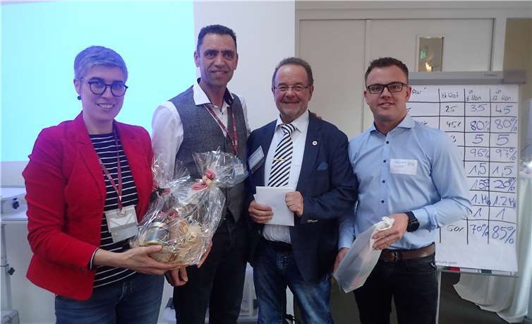 Melanie Hürlimann, Markus Wahl, Harald Monschau und Andreas Schwerter.ROB