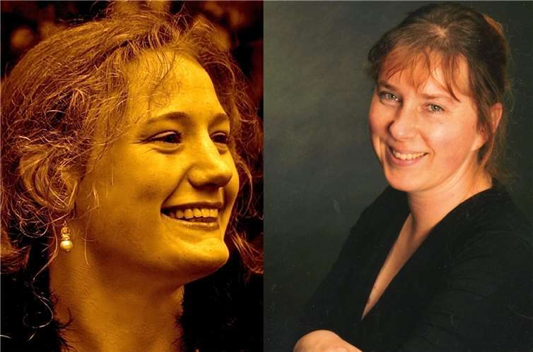 Melanie Klöckner – Sopran (links) und Swetlana Travnikowa - Klavier.Privat