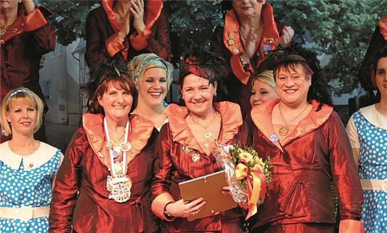 Melanie Koch erhielt das Goldene Herz.privat