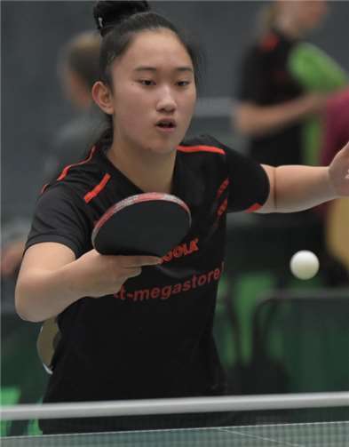 Meng Li zählt für den TTC als große Nachwuchshoffnung.privat