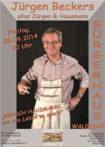 „Mensch, Hausmann - wie das Leben so spielt!“ im Bürgerhaus Waldesch privat