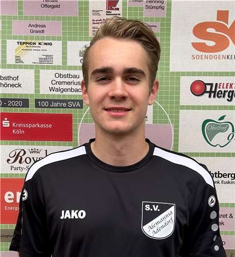 Mervin Schuster schoss das 1:0 für den SVA.  Foto: SVA