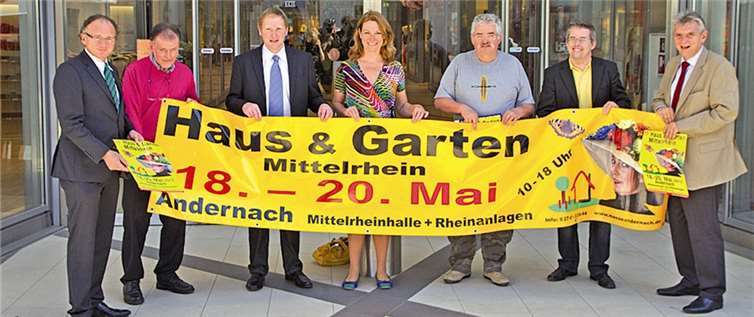 Messeveranstalter, Stadtspitze und Andernach.net kündigten die elfte Ausgabe der „Haus & Garten Mittelrhein“ an Pfingsten an.  WPA