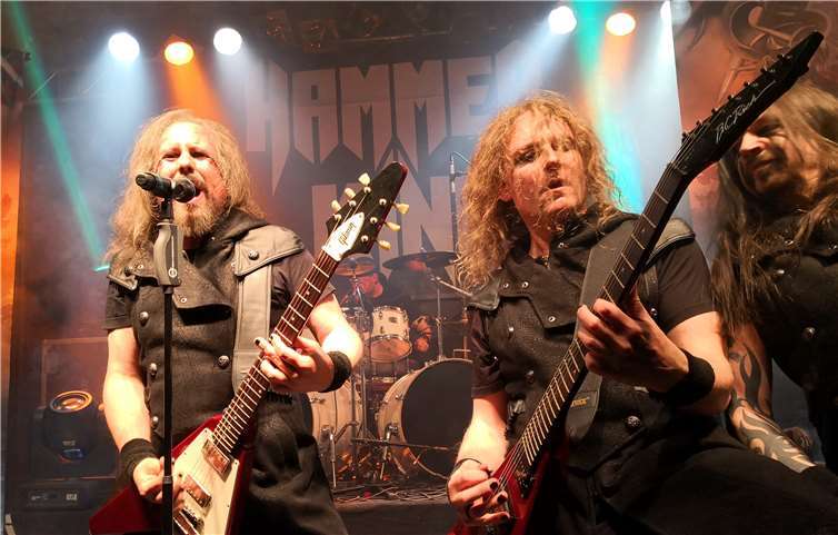 Metalfans kamen in Andernach auf ihre Kosten. Die Veranstalter Jan Müller c/o acfm und Thomas Schmidt vom Kulturamt der Stadt Andernach sind mit dem Verlauf des Festivals zufrieden. Foto: privat