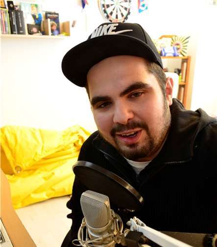 Metehan Volkan kam bei der Castingshow von „Copa90“ europaweit unter die ersten drei Moderatoren.