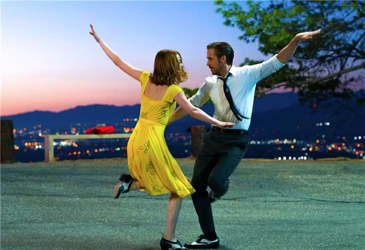 Mia (Emma Stone) und Sebastian (Ryan Gosling) in La La Land“. Copyright: SND